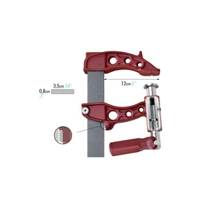 Стяга PIHER, модел MAXIPRESS F, 12 см